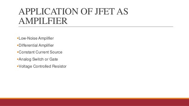 Jfet