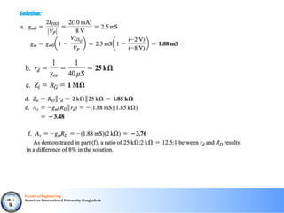 Faculty of Engineering
American International University-Bangladesh
 