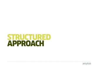 StRuctuREd
appROacH
 