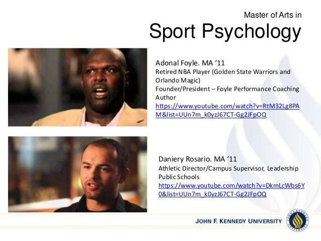 sport psychology masters programs