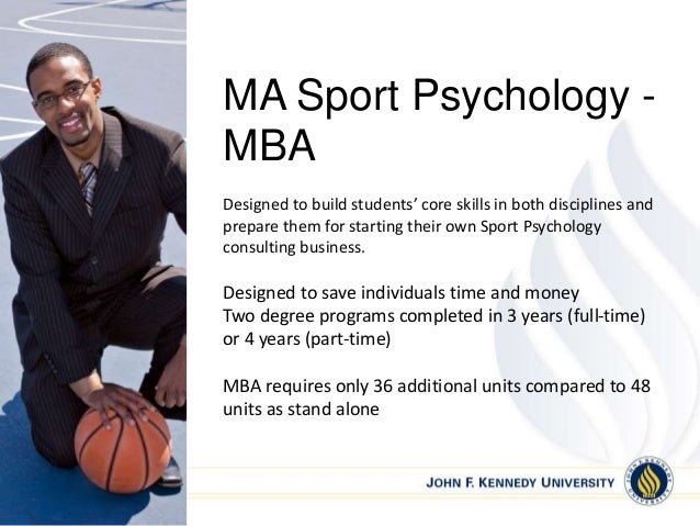 jfk university sport psychology program sports psychology programs