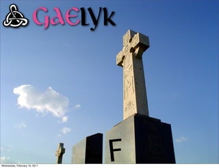 Wednesday, February 16, 2011
                               F
 