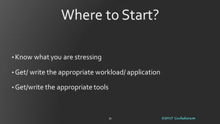 Setting Up For
Benchmarking
©2017 CodeKaram30
 