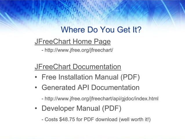 Creating Dynamic Charts With JFreeChart | PPT