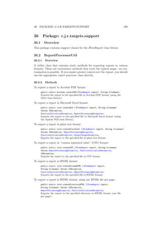 Jfreereport and Charts an essential Report generation tool for Java Developers