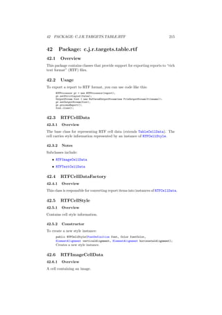 Jfreereport and Charts an essential Report generation tool for Java Developers
