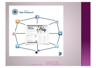Conférences à l'ENCG
                         Marrakech et à l' ESC
Dr. Angelica Laurençon   Clermont, September 2011
 
