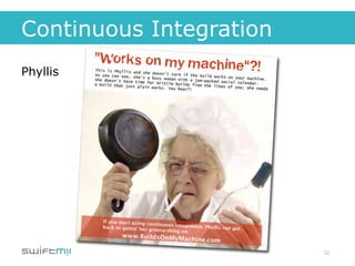 Continuous Integration
Phyllis




                         32
 