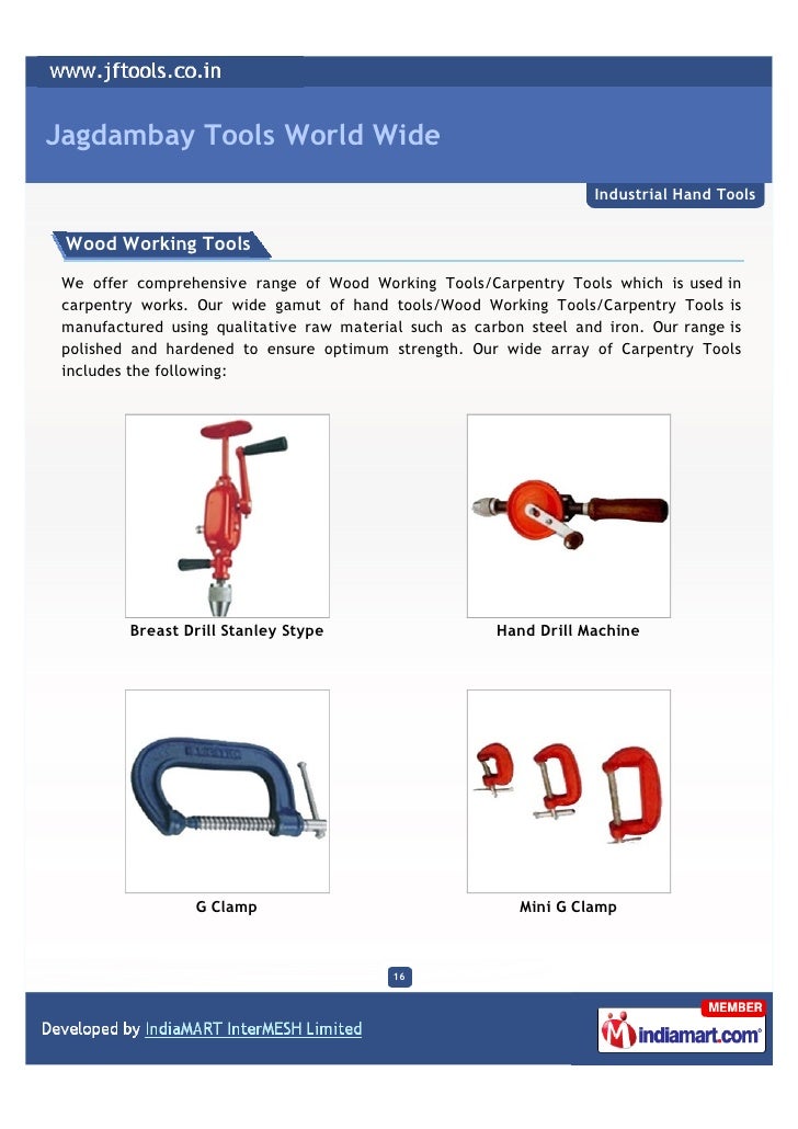 Jagdambay Tools World Wide, Jalandhar, Hand Tools