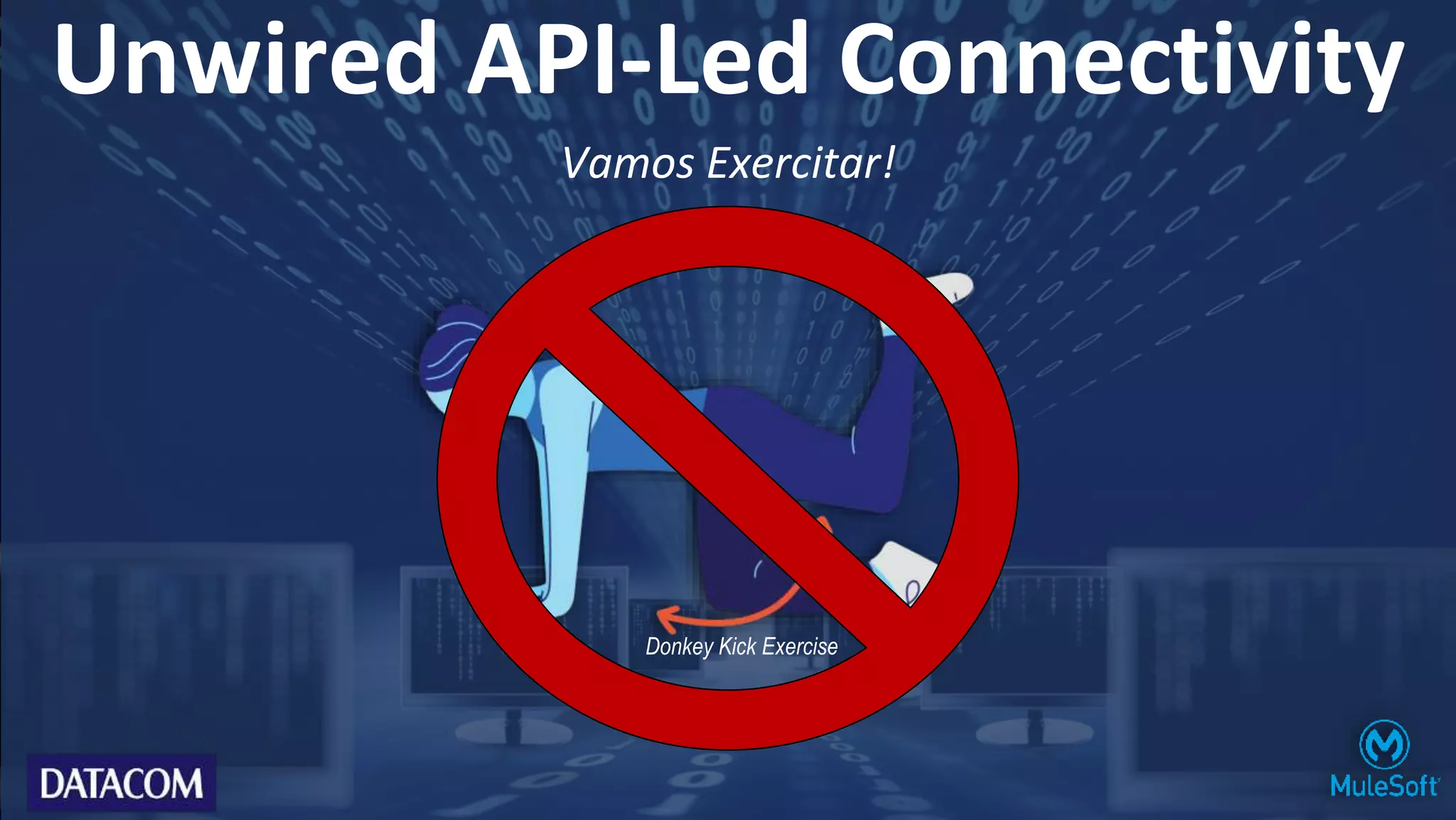 Vamos Exercitar!
Donkey Kick Exercise
Unwired API-Led Connectivity
 