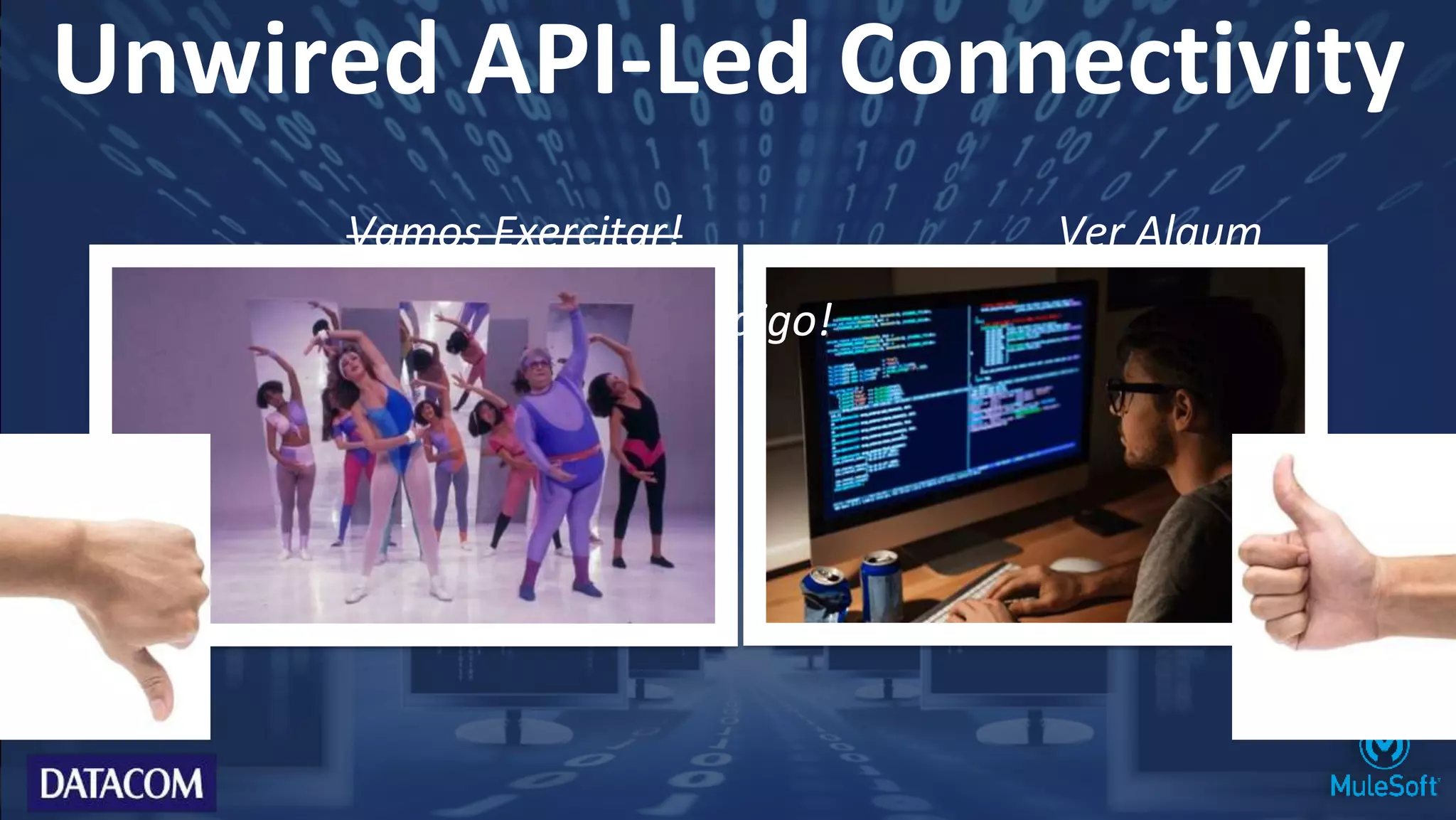 Vamos Exercitar! Ver Algum
Design e Código!
Unwired API-Led Connectivity
 