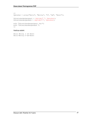 tutorial php | PDF