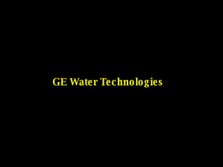 GE Water Technologies 