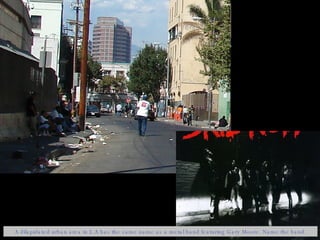 A dilapidated urban area in L.A has the same name as a metal band featuring Gary Moore. Name the band. 