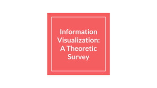 Information
Visualization:
A Theoretic
Survey
 