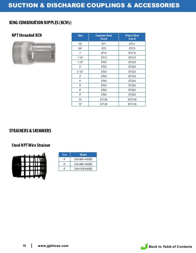 JGB Industrial Hose Industrial Rental Catalog