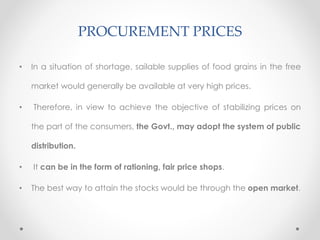 AGRICULTURAL PRICE POLICY -AGRICULTURAL ECONOMICS.pptx
