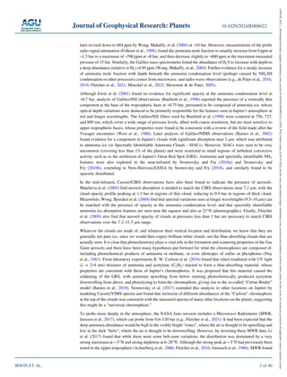 later revised down to 664 ppm by Wong, Mahaffy, et al. (2004) at ∼10 bar. However, measurements of the probe
radio signal ...