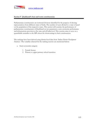 Jharkand Development Report 2009