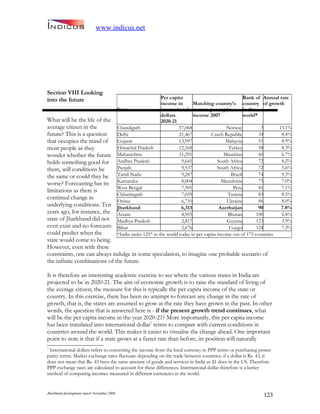 Jharkand Development Report 2009