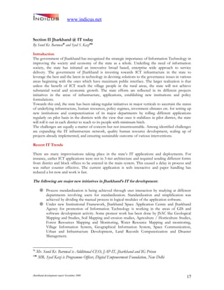 Jharkand Development Report 2009