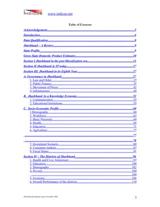 Jharkand Development Report 2009