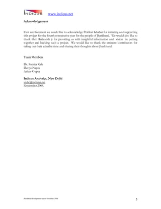 Jharkand Development Report 2009