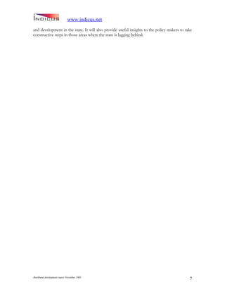 Jharkand Development Report 2009