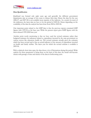 Jharkand Development Report 2009