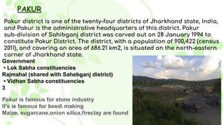 Johar Jharkhand ppt😊 where all the states of jharkhand are showing with ...