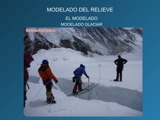 MODELADO DEL RELIEVE
EL MODELADO
MODELADO GLACIAR
 