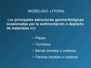 MODELADO LITORAL
 