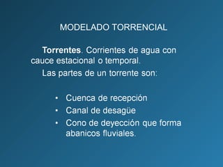 MODELADO TORRENCIAL
 