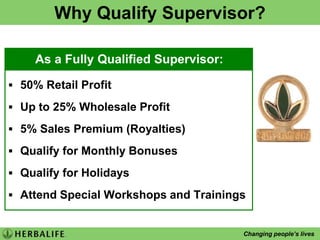 4. Making Retail Sales5 x Presentations per dayPresentation Flow:Retail QuestionsKey Features of Herbalife Nutrition ProgramPrograms & Cost Close the SaleExplain DeliveryAfter the PresentationHandling Objections