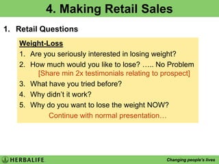 Core Nutrition Products      Formula 1 Nutritional Shake MixRich in key Vitamins and MineralsHealthy Soy Protein – 	maintain healthy cholesterol levelsDelicious meal replacementThe SHAKE is simply “food”Herbalife mealHigh in NutritionLow in CaloriesAverage mealLow in NutritionHigh in Calories and fat