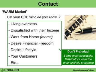 6. 90 Day Plan Of ActionSuccessful business is build using 90 Days Plans back-back1st 90 day plan 	=	Establish momentum2nd 90 day plan	=	Advance the 							established momentum3rd 90 day plan	=	Sustain the advanced 				          momentum4th 90 day plan 	=	See the results