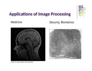 Applications of Image Processing
 dd
 