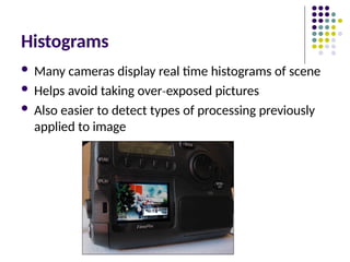 Histograms and Point Operations in Computer Vision | PPTX