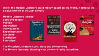 VICTORIANISM VS MODERNISM | PPTX