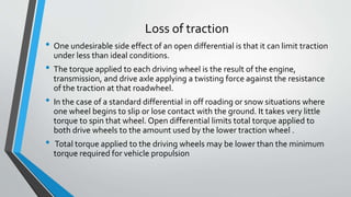Differential in Automobiles | PPTX