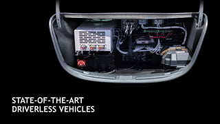 41
STATE-OF-THE-ART
DRIVERLESS VEHICLES
 