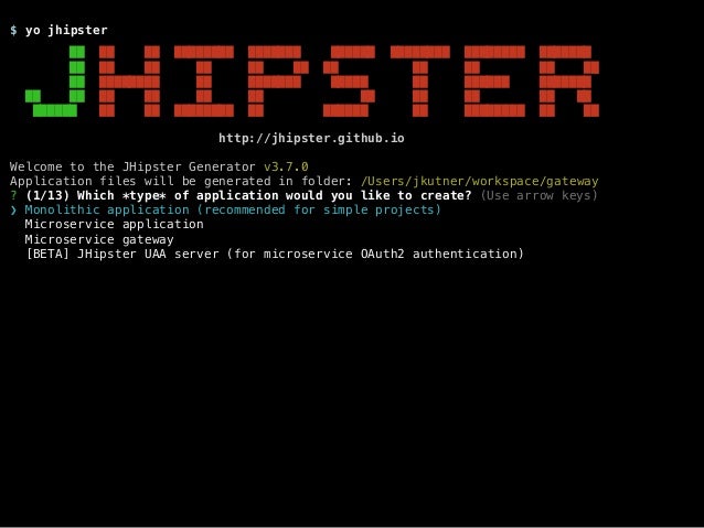 Deploying Jhipster Microservices