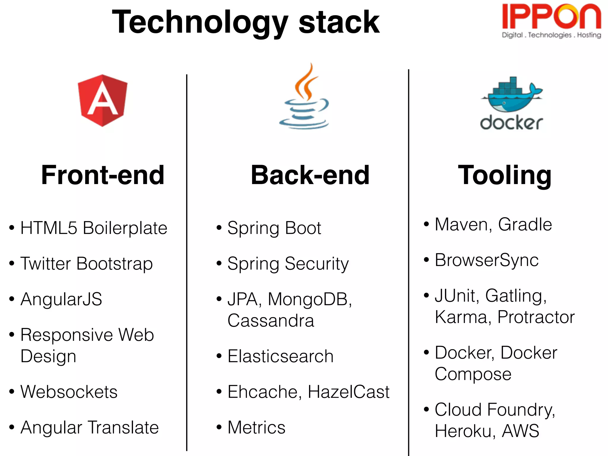 Developers love JHipster