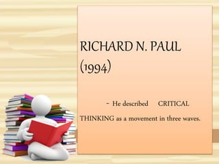 Critical Thinking, Reading and Writing- English for Academic and ...