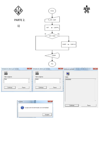 INSTITUCIÓN EDUCATIVA GABRIELA MISTRAL
SERVICIO NACIONAL DE APRENDIZAJE – SENA
INTEGRACIÓN SENA – EDUCACIÓN MEDIA
RESOLUCIÓN N° 01047
07:09:2010
BELÉN DE LOS ANDAQUÍES - CAQUETÁ
PARTE 2.
1)
 