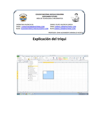 Explicación del triqui
 