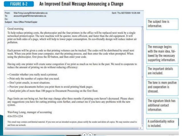 email memorandum