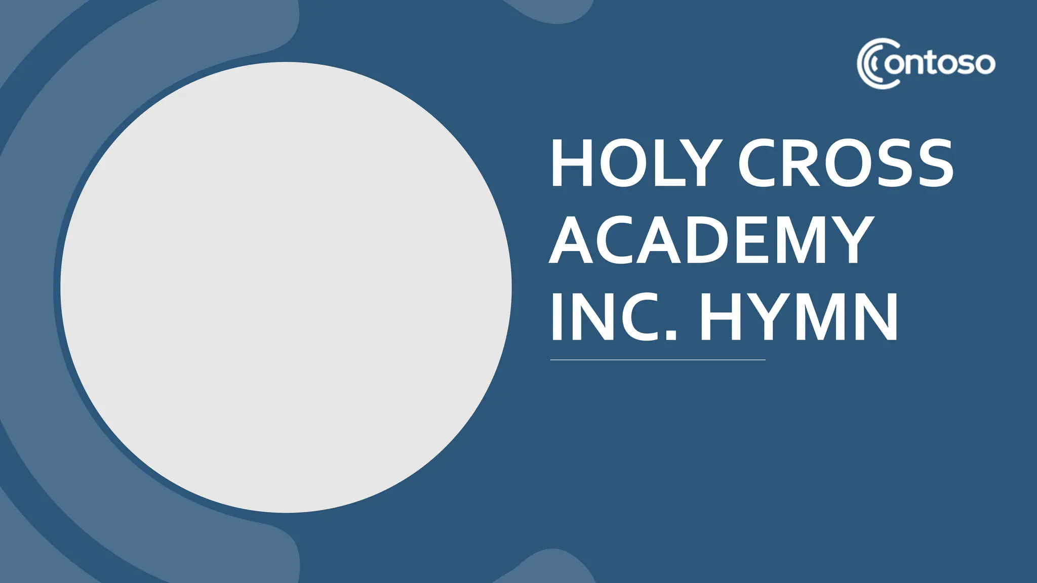 HOLY CROSS
ACADEMY
INC. HYMN
 