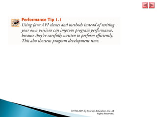 ©1992-2015 by Pearson Education, Inc. All
Rights Reserved.
 