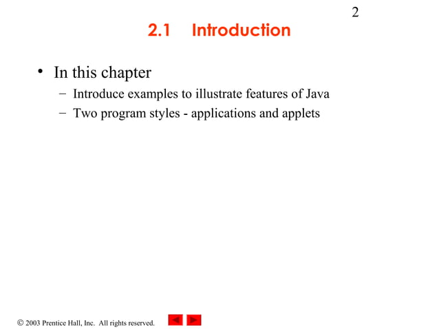 Introduction to Java Applications | PPT